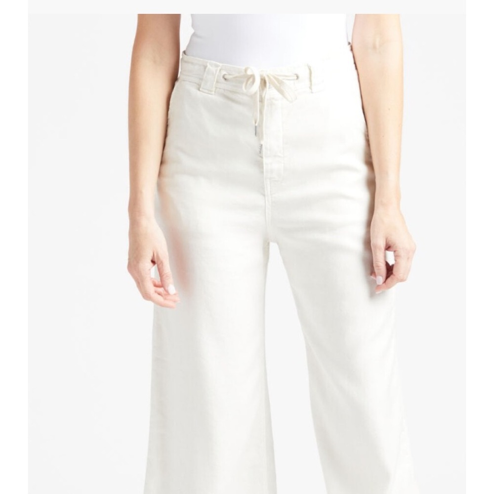 Hudson NEW Wide Leg High Waisted Drawstring Trouser